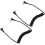2Pcs Camera Flash Sync PC Cord Male to Male Universal Speedlite 5