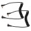 2Pcs Camera Flash Sync PC Cord Male to Male Universal Speedlite 3