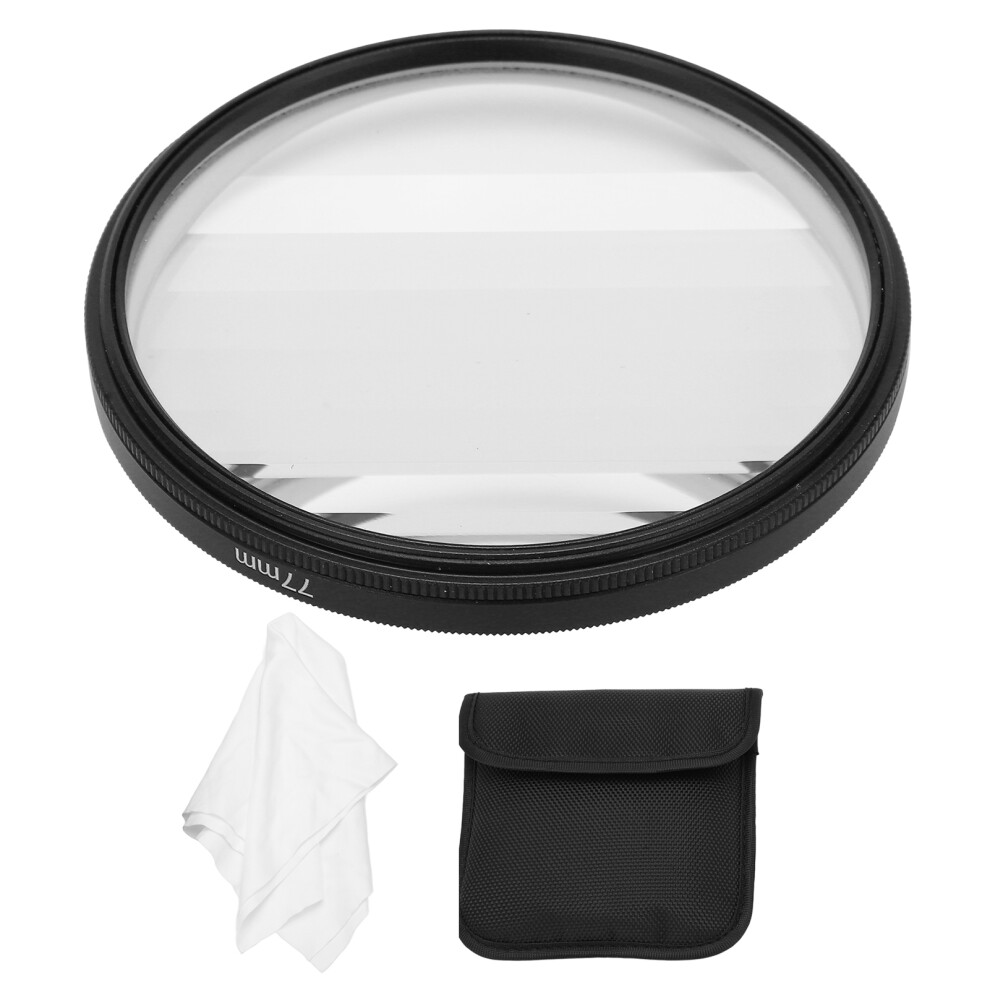 77Mm Linear Prism Lens Filter Glass For Camera Photography 643505018844