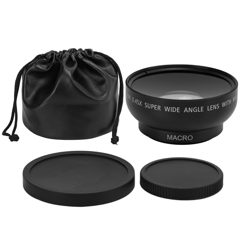 43Mm 0.45X Wide Angle Lens Alloy Optical Glass For Camera 643505018875