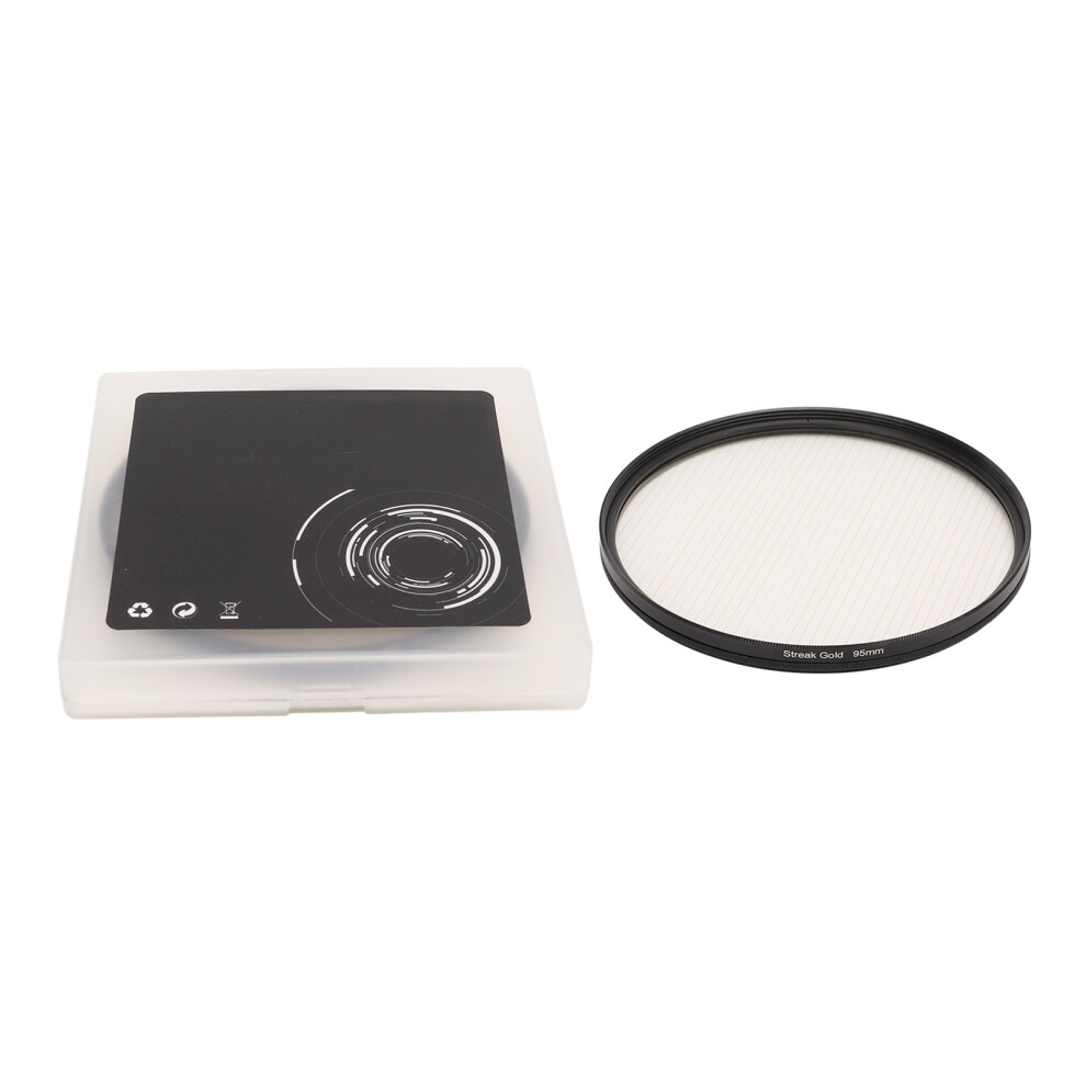 (95Mm/3.7In) Streak Anamorphic Filter Waterproof 86Mm For Nikon Gold 643505009576