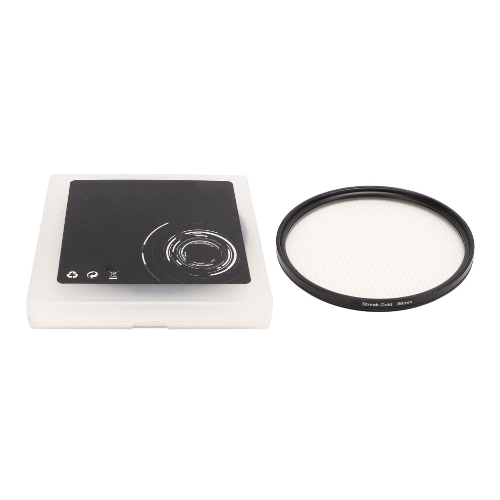 (86Mm/3.4In) Streak Anamorphic Filter Waterproof 86Mm For Nikon Gold 643505009552
