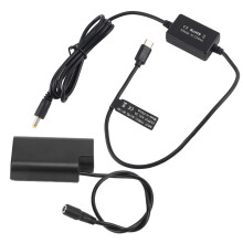 Type C USB to DMWBLJ31 DMWDCC16 DC Coupler Adapter for S1 S1H S1R