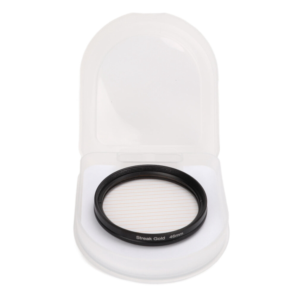 (46Mm/1.81In) Streak Anamorphic Filter 43Mm For Camera Gold 643505009606