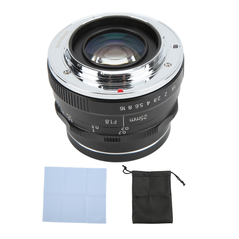 25Mm F1.8 Manual Focus Prime Lens 7 Elements Aps C For Olympus M4/3 643505011135