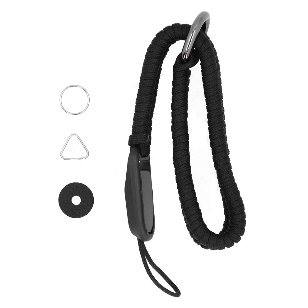 (Black) Digital Camera Wrist Strap Adjustable Anti-Lost Lanyard Black 643505140712