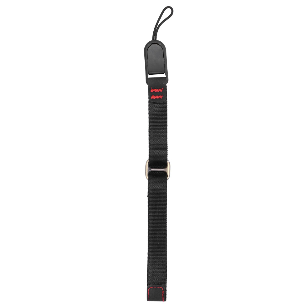 () Adjustable Quick Release Camera Wrist Strap Soft Antilost Lanyard Black/Gray 643505140750