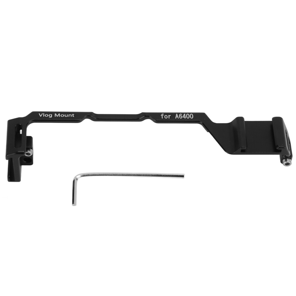Dual Cold Shoe Adapter Relocation Plate Bracket For Sony A6400 643505012200