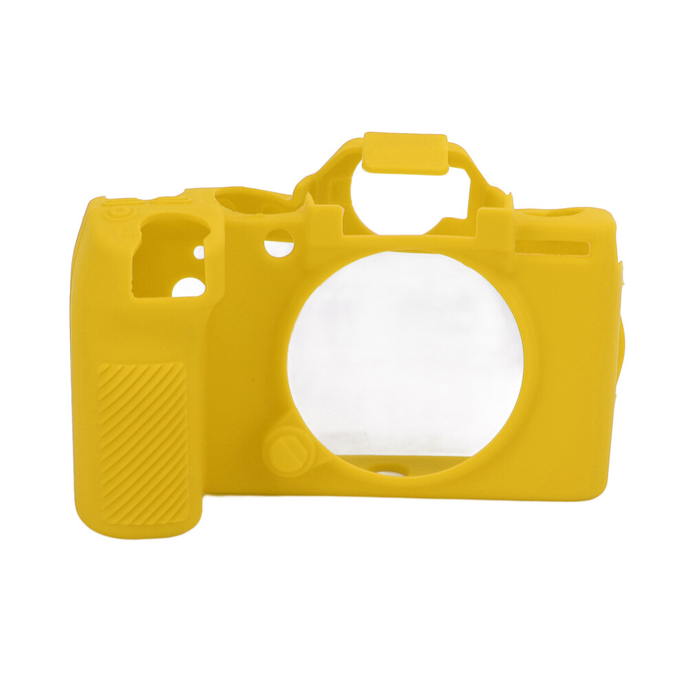 () Fuji Xs10 Camera Silicone Case Protective Sleeve Yellow/Red 643505136340