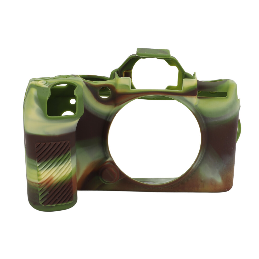 (Camouflage) Fuji Xs10 Camera Silicone Case Protective Sleeve Red 643505136357