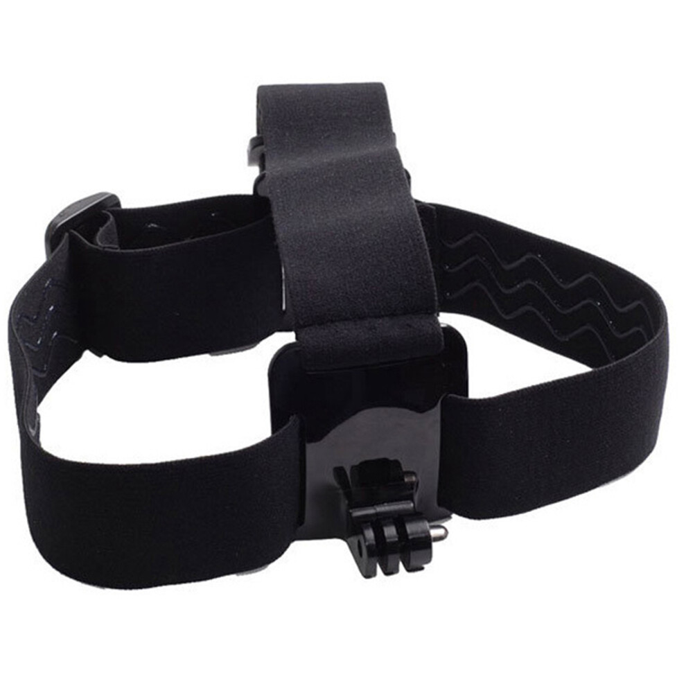 (Black) Adjustable Headband Strap For Action Camera Black 643505009910