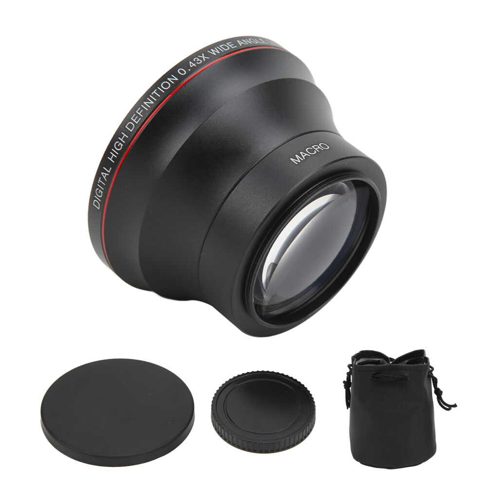 52Mm 0.43X Wide Angle Lens Optical Glass Macro 643505010091