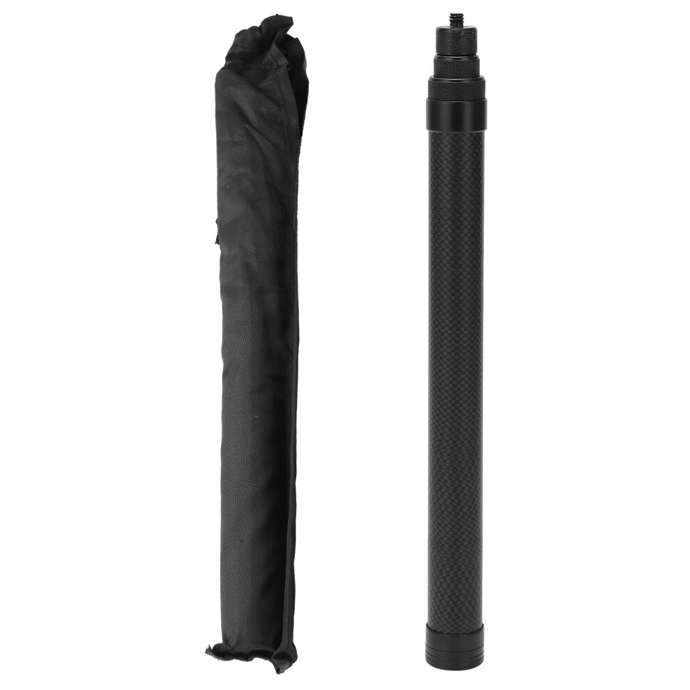 Telesin 1.2M Collapsible Carbon Fiber Selfie Stick For Gopro Insta360 Light 643505020526