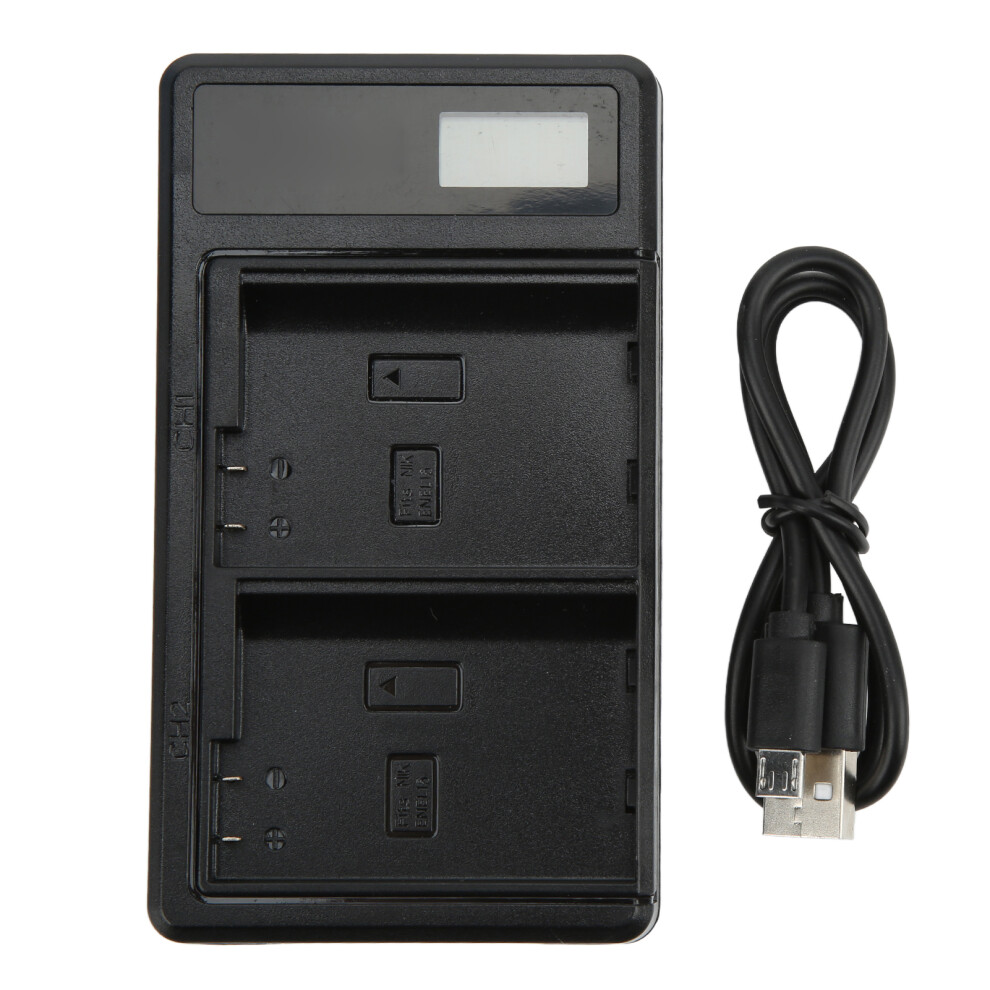 Enel15 Usb-C Dual Charger Lcd Display For Nikon Dc 5V 2A 10W 643505012941