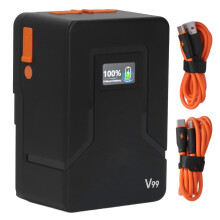 V99 V Mount Battery 4.8V 6800mAh 99Wh V Lock Li-ion PD Fast Charging