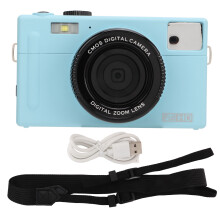 (Bleu) CD R1 1080P FHD Micro Camera 16X Zoom 48MP 3in LCD