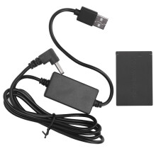 55.5V USB Drive Cable DC Coupler for Canon M M2 M10 M50 M100