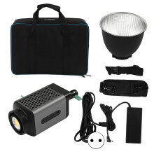 (EU Plug) Ninja300 LED 80W 7800LM 5600K Portable Video Light 100-240V UK Plug