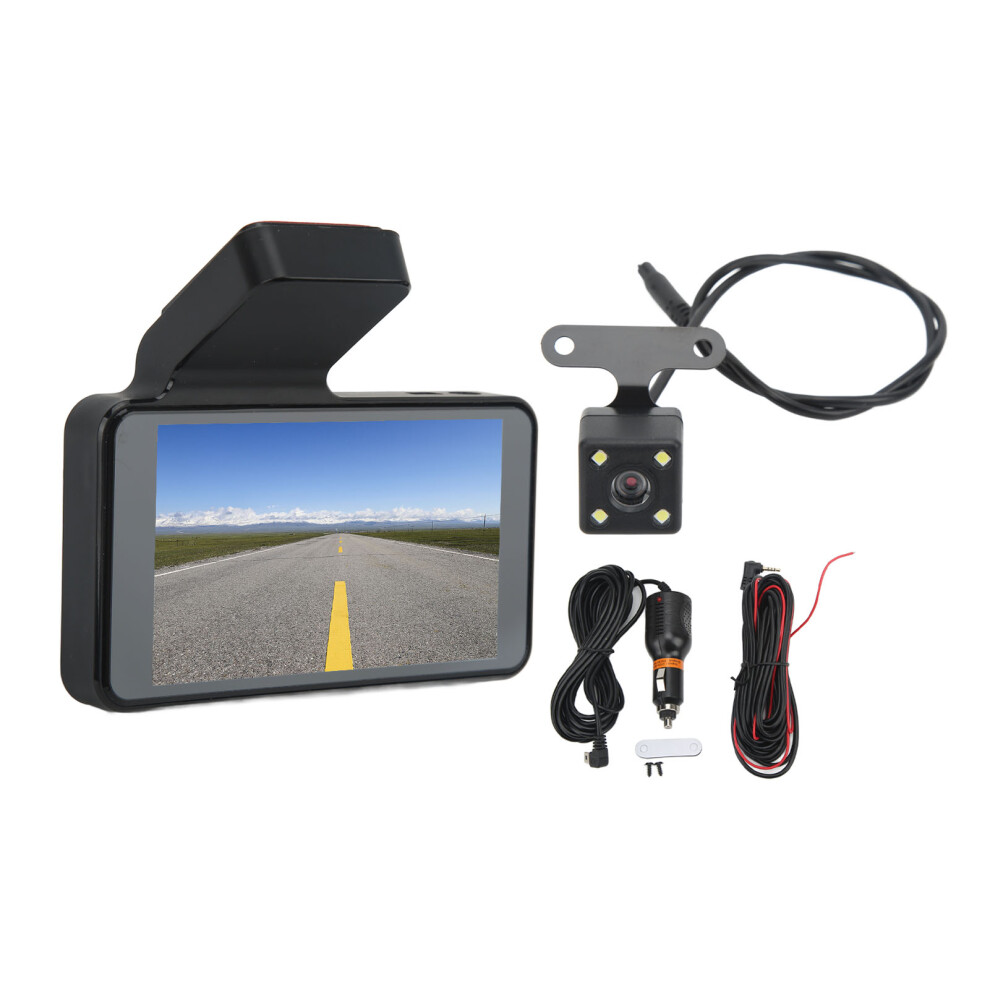 Hd 1080P Dual Lens Driving Recorder Motion Detection Auto Loop Video 643505008203