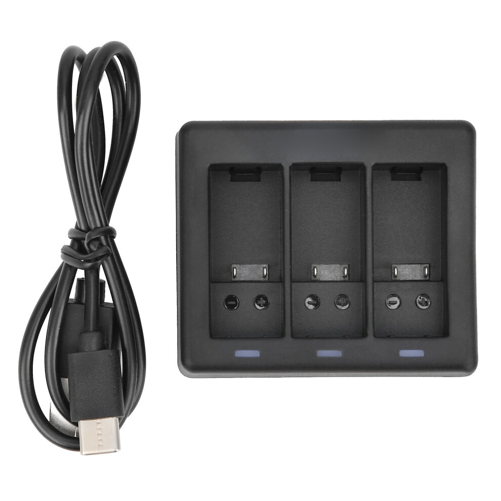 Telesin 3-Way Battery Charger With Led For Gopro Hero 9 643505027105