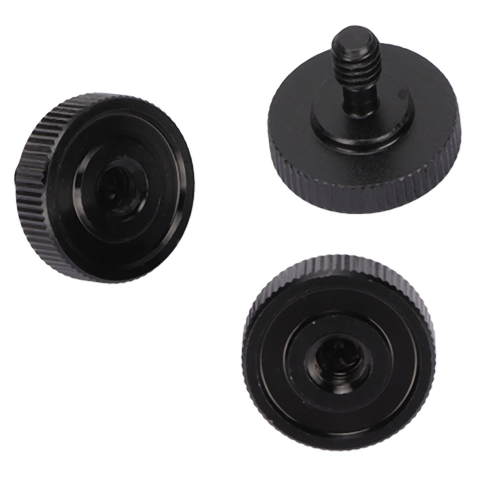 3Pcs 1/4" Thumb Screw Aluminum Alloy Camera Quick Release Screw Light 643505008623