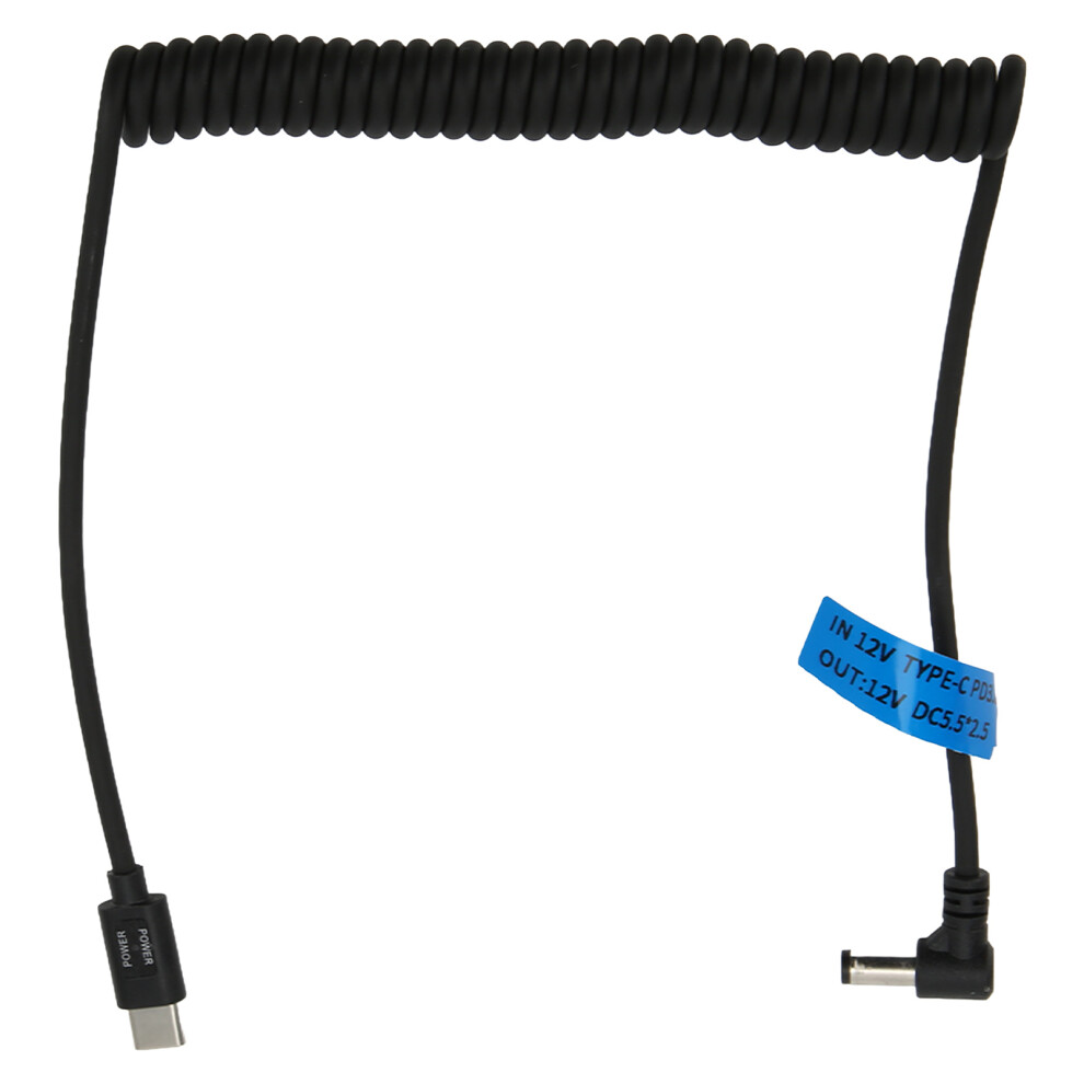 Universal Dc 12V Type C To Dc 5.5X2.5mm Charging Cable 643505014518