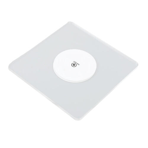 Transparent LED Coaster 3 Modes White Light Non Slip 300mAh 1