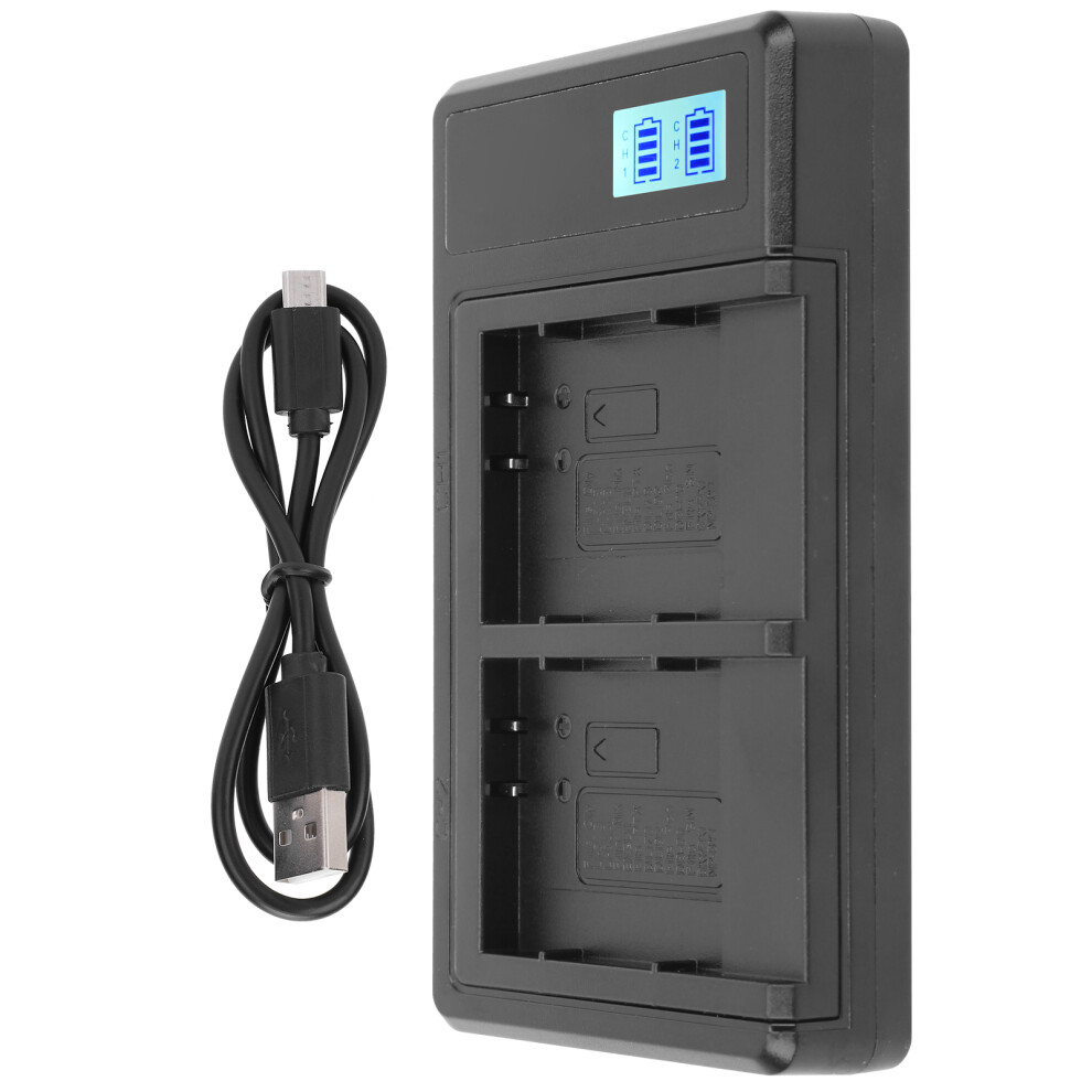 Lcd Display Dual Slot Charger For Li-50B Camera Battery 643505027587