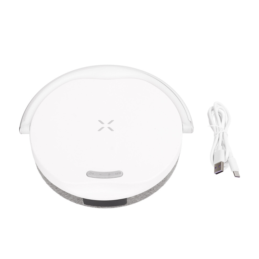 Led Night Lamp Dimmable Wireless Charger Alarm Clock Speaker Light
