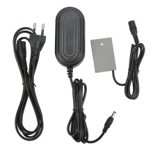 (EU Plug) PS BLS5 BLS1 Dummy Battery DC Coupler Olympus E PL7 PL5 Stylus 1