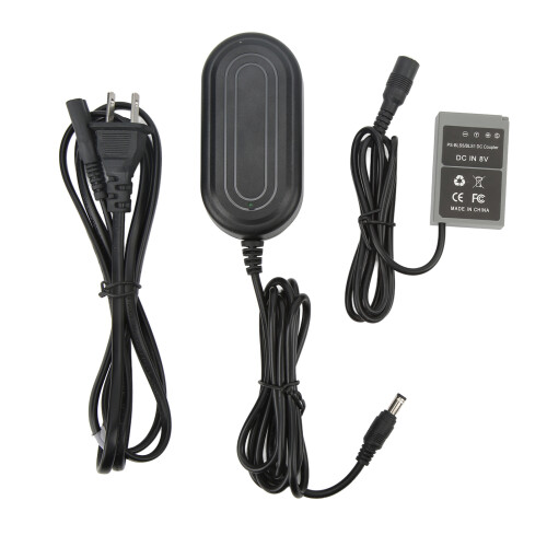 (US Plug) PS BLS5 BLS1 Dummy Battery DC Coupler Olympus E PL7 PL5 Stylus 1