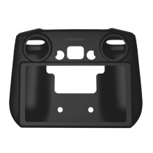 (Black) Silicone Case for DJI MINI 3 PRO Controller with Screen Cover