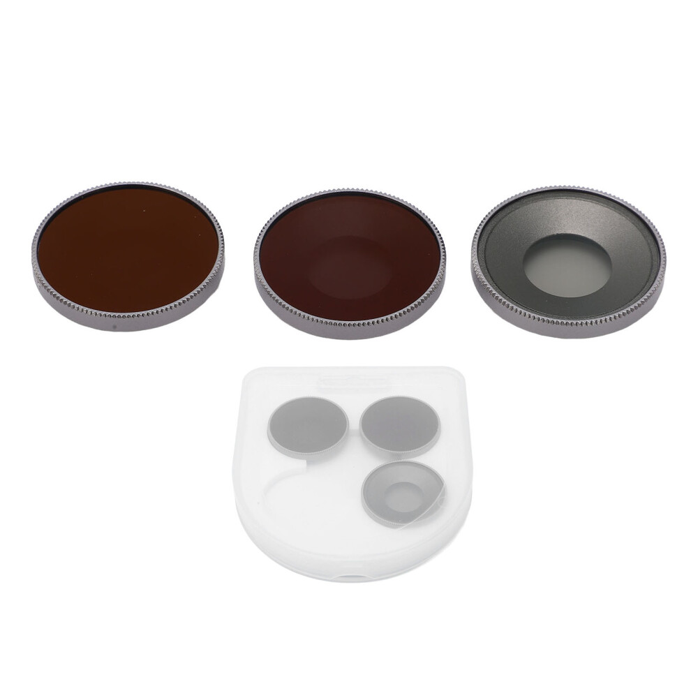 3Pcs Lens Filter Set Cpl Nd8 Nd16 Optical Glass For Dji Action3 643505124132
