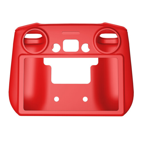 (Red) Silicone Case for DJI MINI 3 PRO Controller with Screen Cover