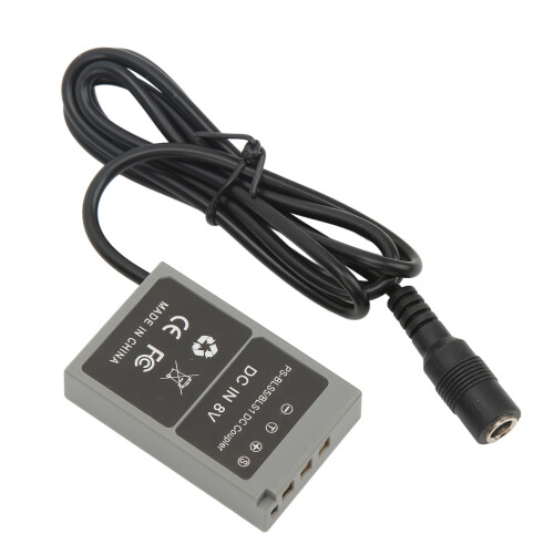 (EU Plug) PS BLS5 BLS1 Dummy Battery DC Coupler Olympus E PL7 PL5 Stylus 1 2