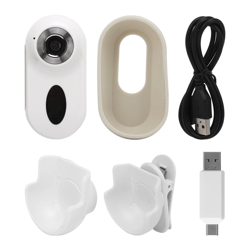 (White) Outdoor Sports Camera 1080P Hd With Clip White 643505118940