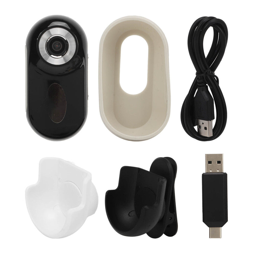 () Outdoor Sports Camera 1080P Hd With Clip Black/White 643505118957