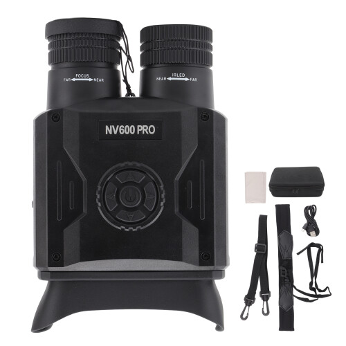 3.5in Binocular Night Vision Goggles 720P IR LCD Display Day Night