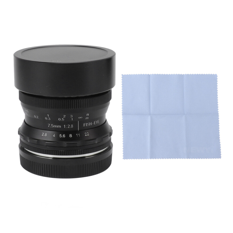 7.5Mm F2.8 Fisheye Lens Manual Focus M M2 M3 M5 M6 M10 M100 M50 M200 643505113914