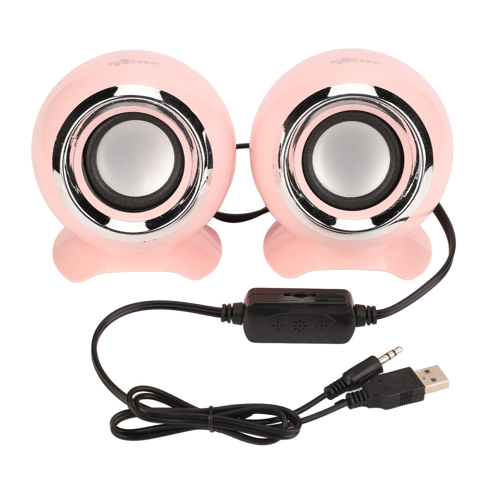 Usb Computer Speaker 3.5Mm Stereo Surround Sound Laptop Pc 643505128505