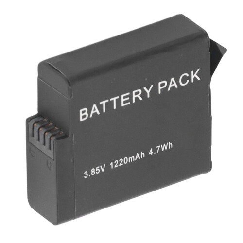 Action Camera Battery 1220mAh Rechargeable Low Temp Resistant 1