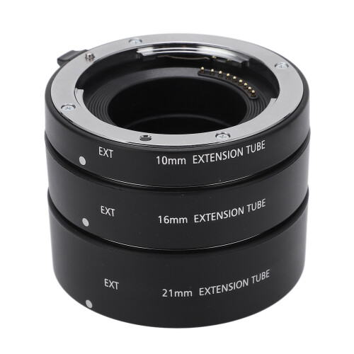 Auto Focus Macro Extension Tube Ring Set 10mm 16mm 21mm for EOS M