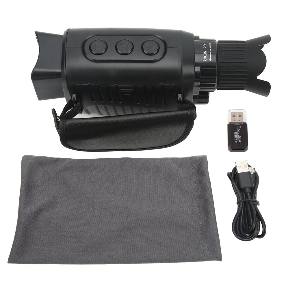 1080P Night Vision Monocular 5X Zoom Hunting Scope Dark 643505120998