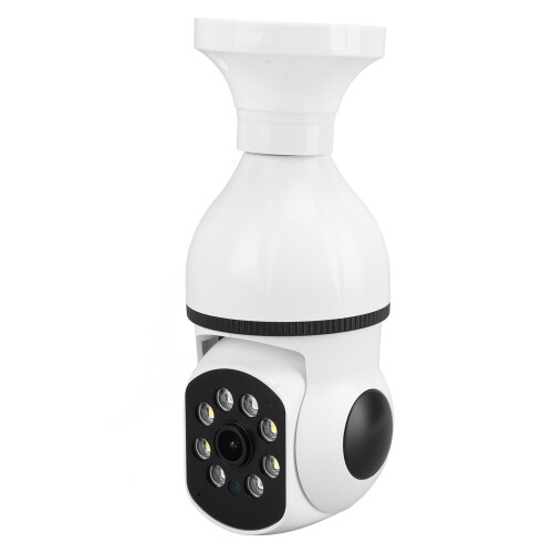 Wireless Wifi Bulb Camera Full Color Night Vision 110-240V 1