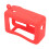 (Red) Silicone Case for Osmo Action 3 Drop Resistant with Lanyard Red 3