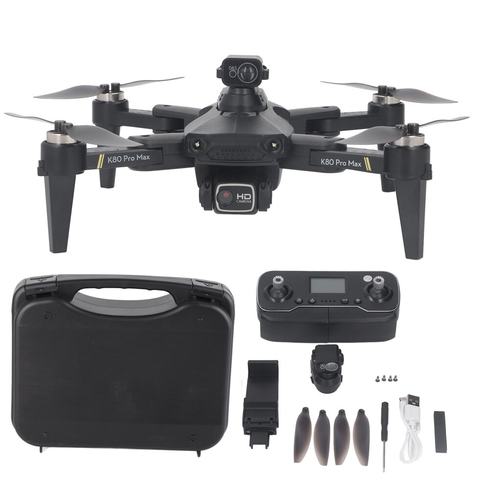 Foldable Drone 8K Dual Camera 5G Wifi Obstacle Avoidance Hover Black 643505109702