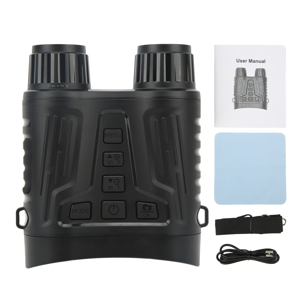 4K Night Vision Binoculars 3.2In 8X Zoom 36Mp Ir 300M 850Nm 643505121537