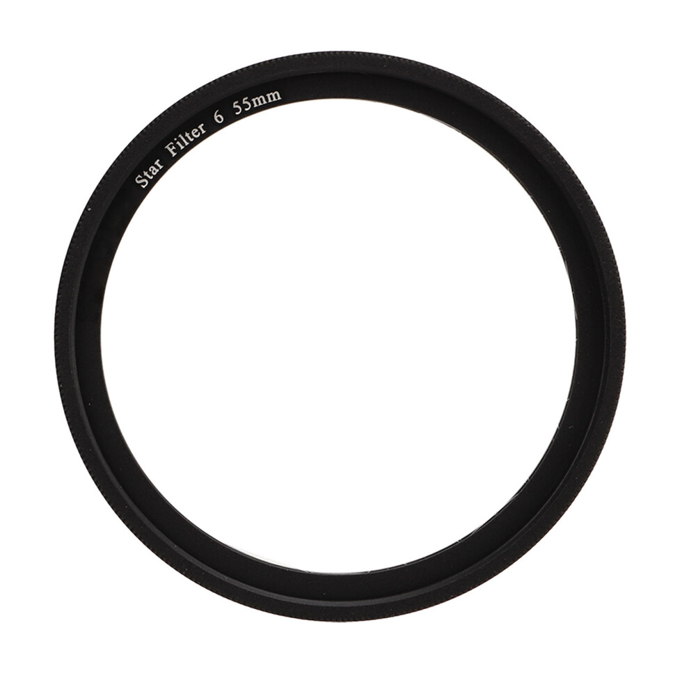 (55Mm) 6 Line Star Filter 72Mm Hd Coating Adjustable Starburst Effect 643505112665