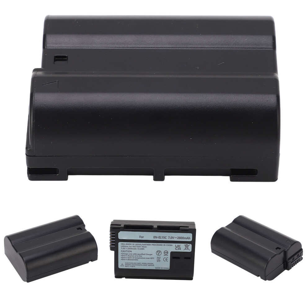 2800mAh Battery for Nikon Z5 Z6 Z6II Z7 Z7II Z8 D7500 D7200 D7000