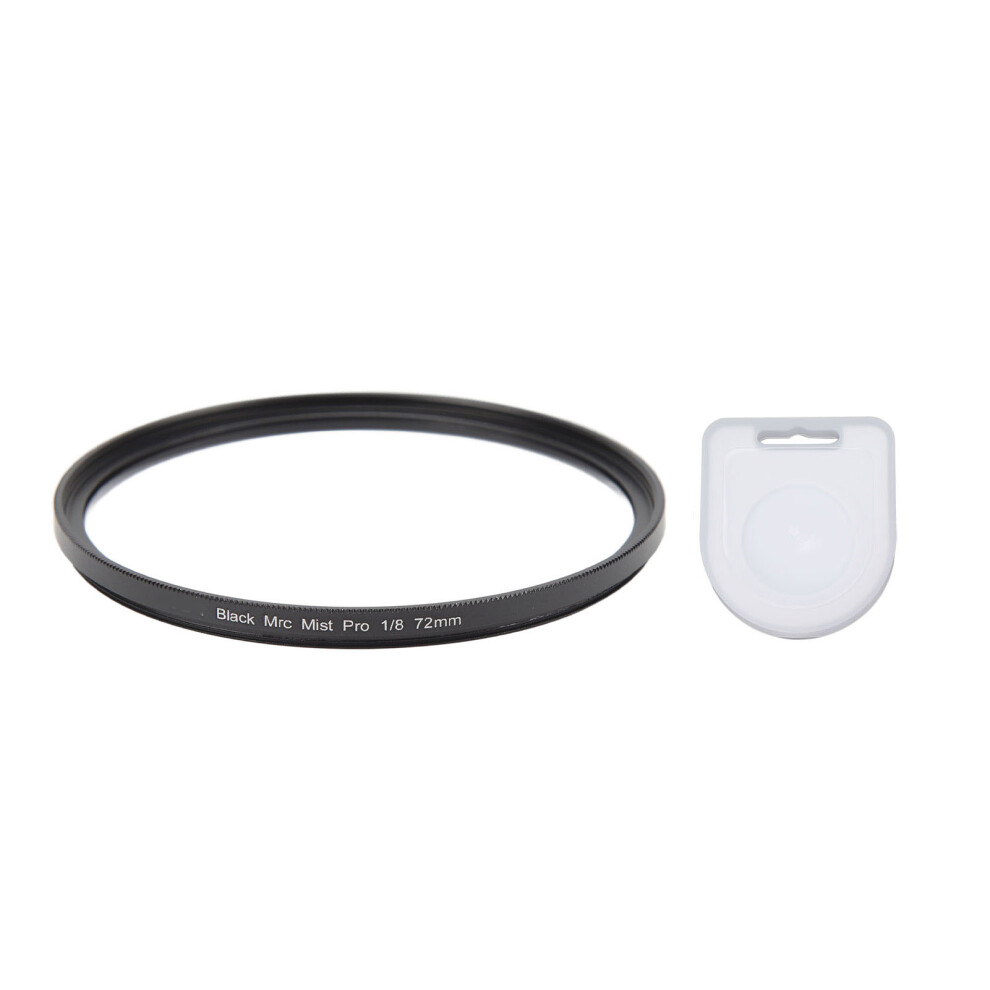 (72Mm) Mist Filter 1/8 Soft 49Mm For Video Vlog Photography Black/Light 643505113952